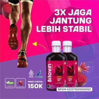 

PAKET 2 BOTOL Bitovin Cuka Buah Bit Bantu Jaga Kesehatan Jantung