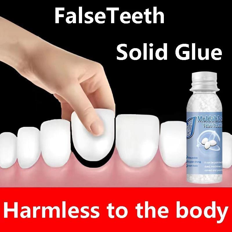 Diy penampal Gigi Palsu silikon original tampal gigi moldable false teeth dapat dibentuk gigi palsu 