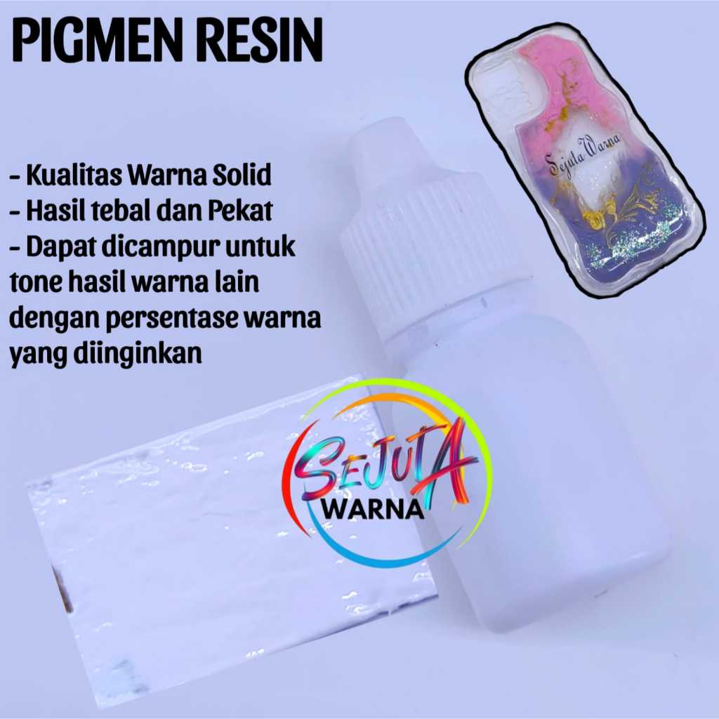 

BIANG WARNA PIGMEN RESIN WHITE PUTIH 10GR