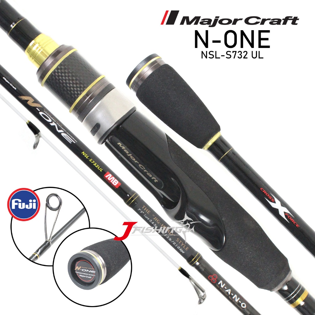 Joran MAJOR CRAFT N ONE NSL-S732UL S762UL | Rock Fish | UL | Ultra Light | Mebaru Style