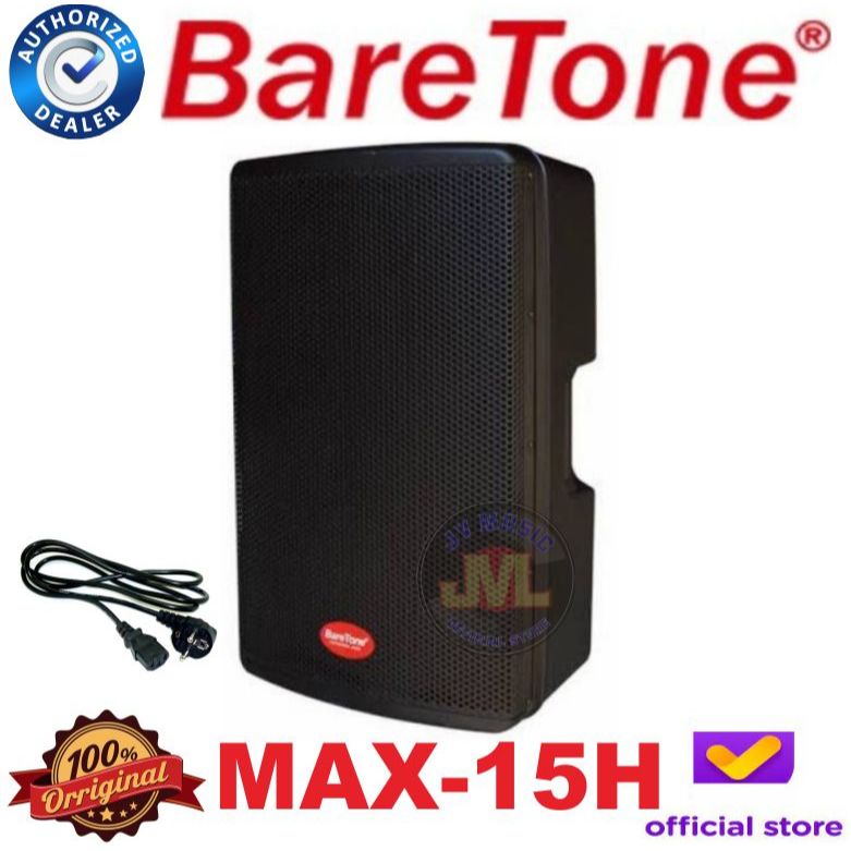 Baretone MAX15H Speaker Aktif 15-Inch 800-Watt Baretone MAX-15H