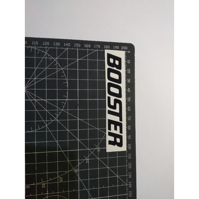 

stiker cutting booster