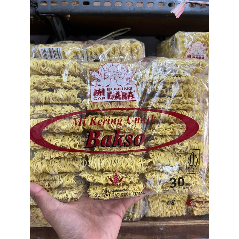 

MIE BURUNG DARA CAP BASO ISI 30pcs