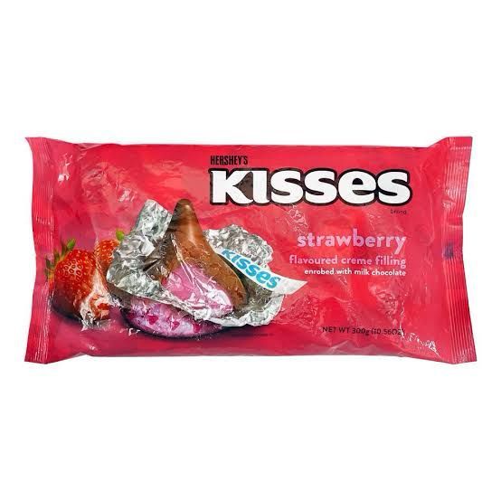 

Hershey's Kisses Strawberry Creme Filling Chocolate
