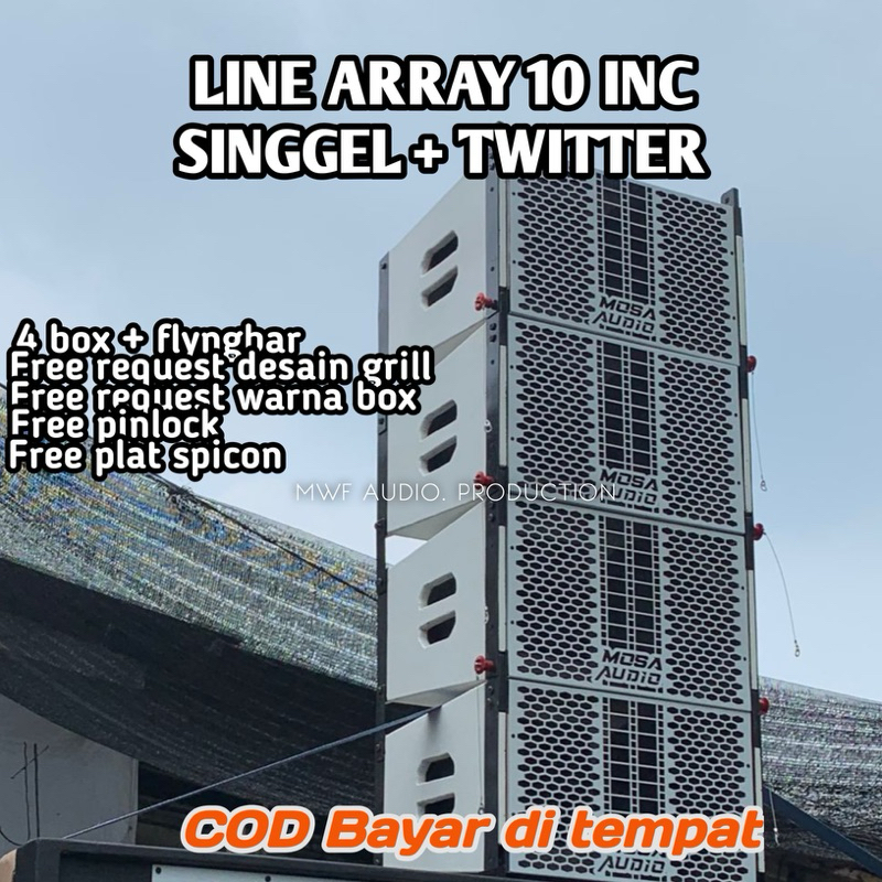 LINE ARRAY 10 inc siap isi