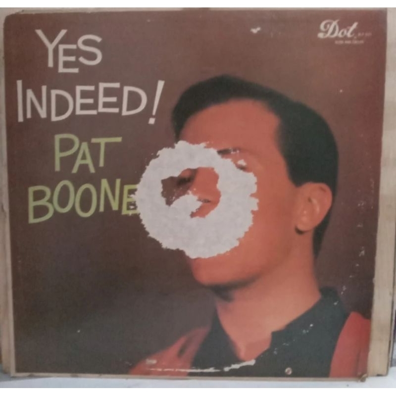 Vinyl Piringan Hitam 12 inch Pat Boone - Yes Indeed