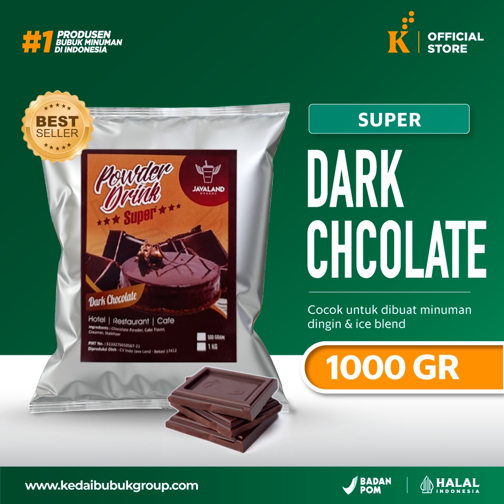 

Bubuk Minuman Powder Dark Choco Javaland 1 kg