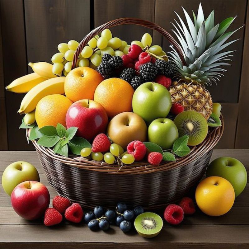 Poster cetak, gambar buah buahan, hiasan dinding gambar, buah-buahan, bisa cod