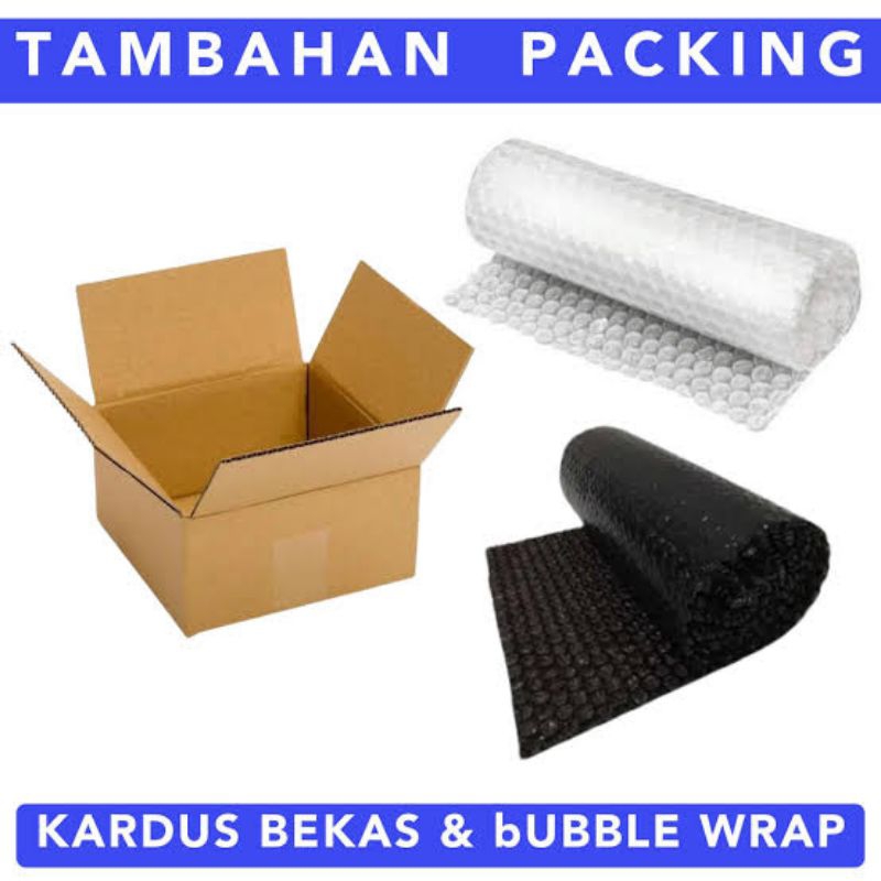 

Tambahan Packing Bubble Wrap dan Dus