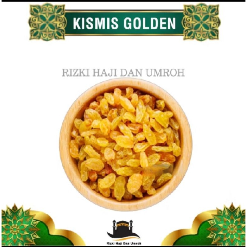 

Kismis Anggur Golden Raisin, Kismis Asam Manis Raisin Star untuk Oleh Oleh Haji dan Umrah