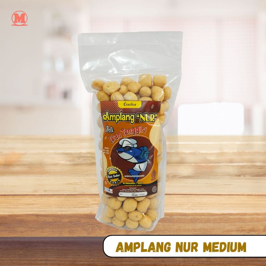 

Amplang Nur Ikan Tenggiri Khas Kotabaru Kemasan Plastik Medium Camilan Enak dan Renyah
