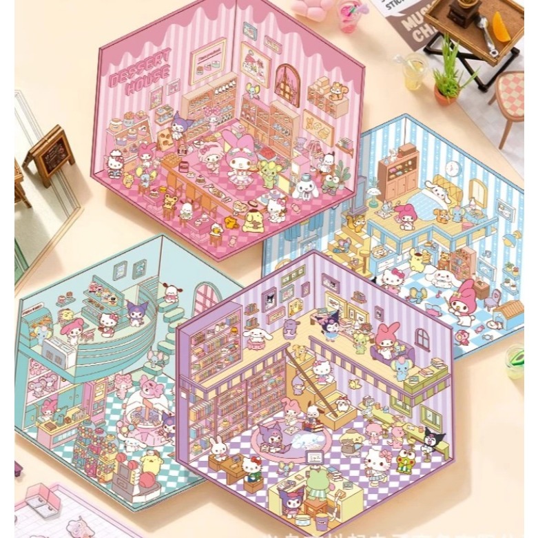

Stiker 3d BIG SIZE Dekorasi Ruangan Stiker 3D DIY Scene Rumah Mainan Kreatif Satisfying Decoration Landscaping Korea