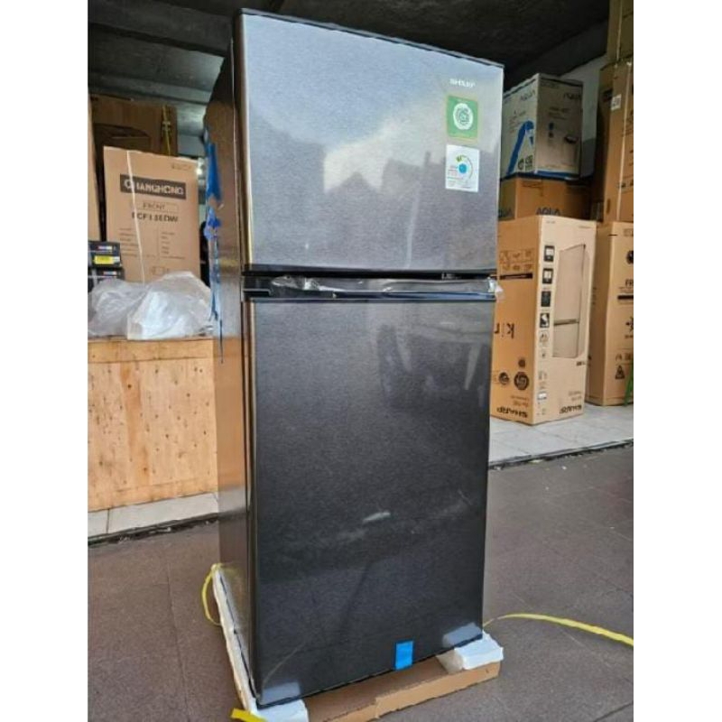 KULKAS 2 PINTU SHARP SJ-195MN HS LEMARI ES KAPASITAS 172 LITER HEMAT ENERGI