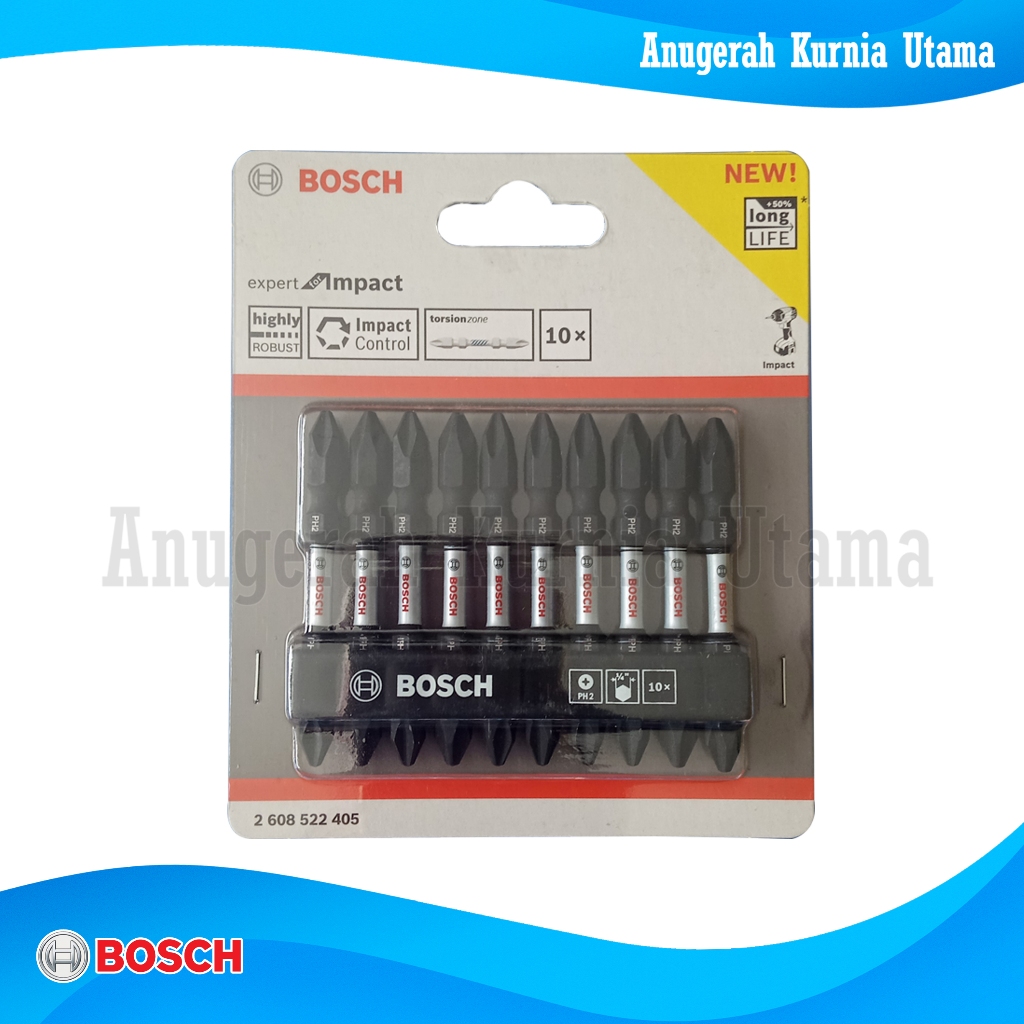 Mata Obeng Bosch Impact + PH2 65mm