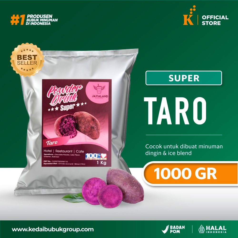

Powder Taro Super Bubuk Minuman Bubble Drink Javaland 1 kg