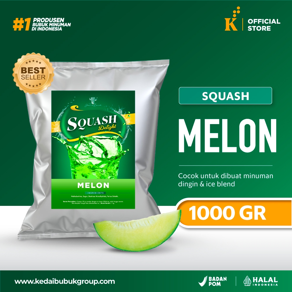 

Bubuk Minuman Bubble Powder Drink Squash Melon Javaland 1kg