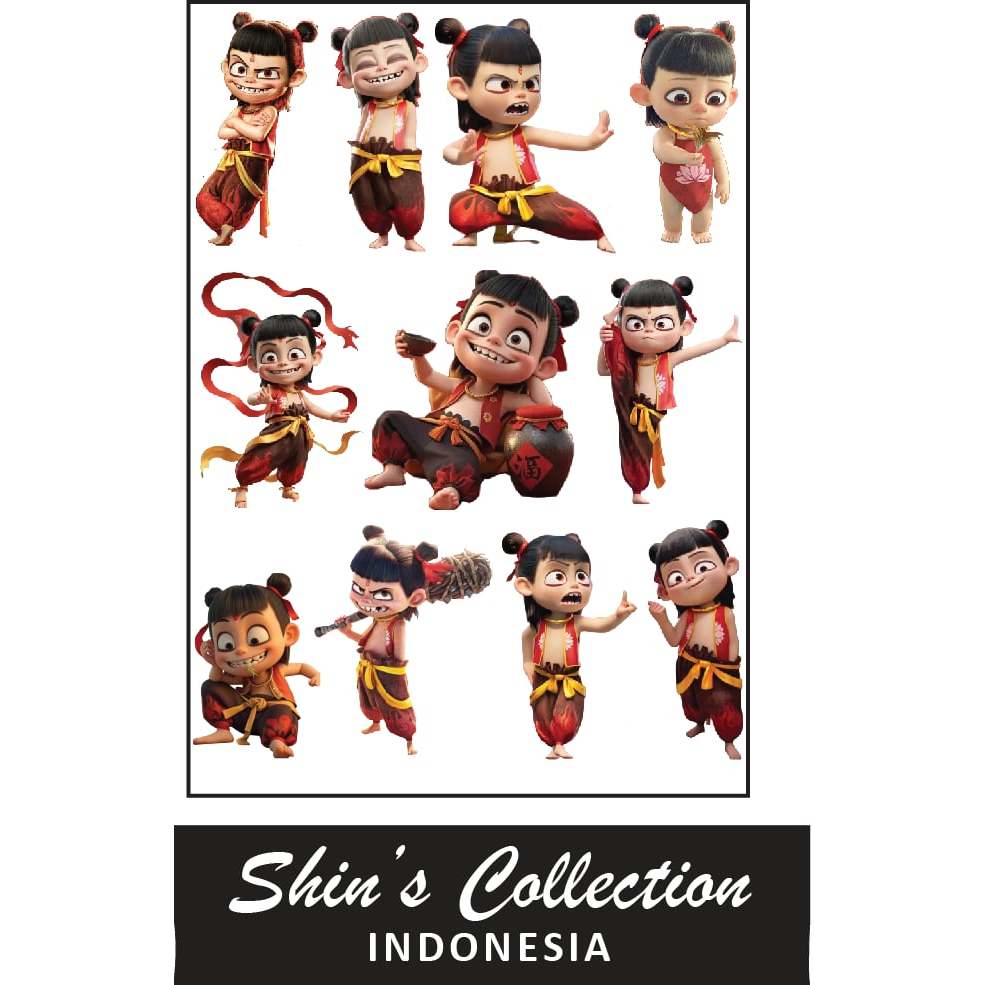 

Sticker stiker Nezha the movie animasi china 1 pc