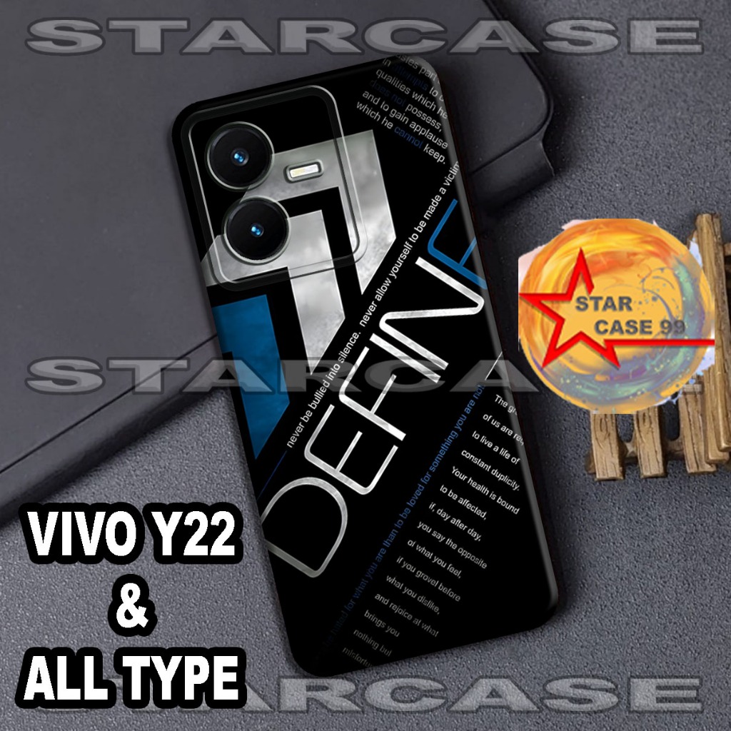 S12- Softcase karet untuk   VIVO Y22   -motif cowok   -case VIVO Y22 -casing-kesing-silikon