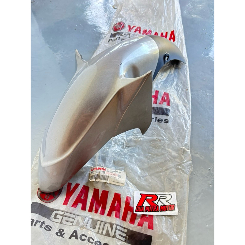 fender front spakbor depan original ori yamaha jupiter mx 135 old lama silver perak 1S7