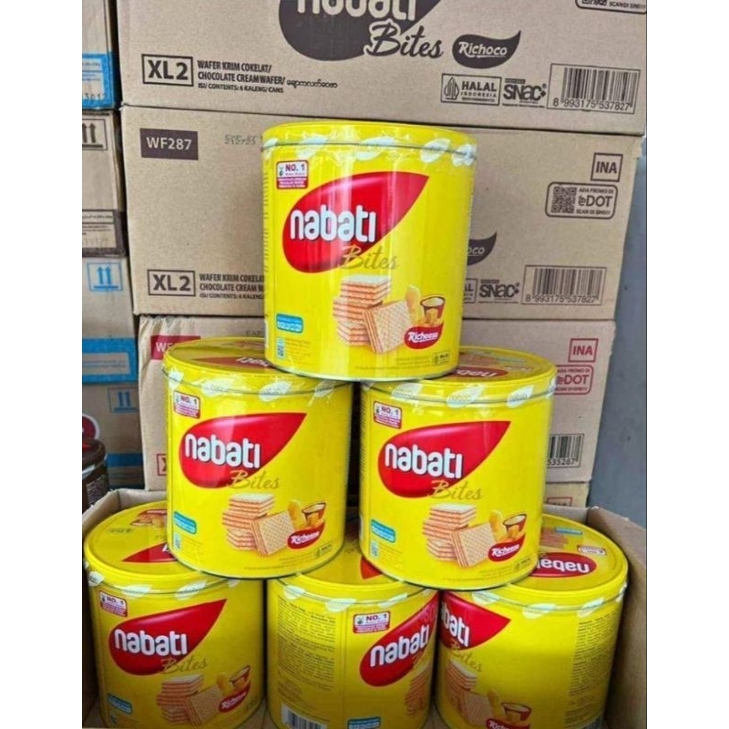 

Nabati Bites wafer kaleng enak