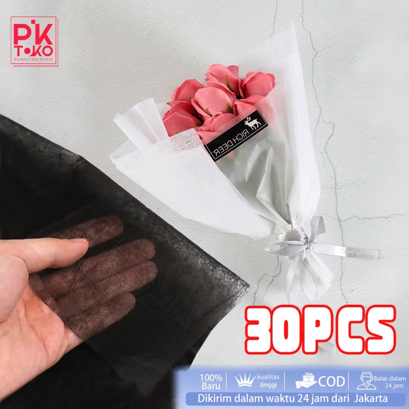 

[30 Lembar] Kertas Bunga Cotton Paper 48cm Flower Wrapping Tissue Cotton Paper Flower Tissue Tisu Flower