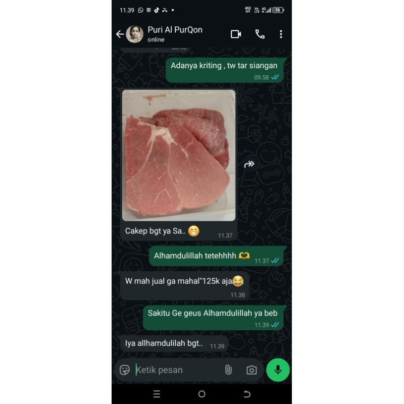 

DAGING SAPI FRESH LOKAL