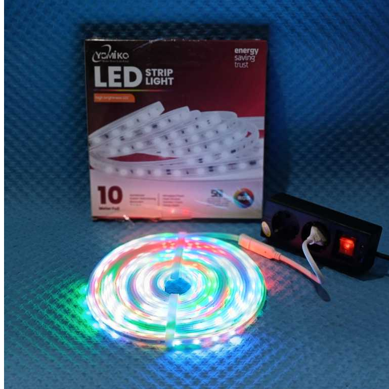 Lampu Strip Selang LED 10 dan 7 Meter / Lampu Strip Warna - Warni YAMIKO