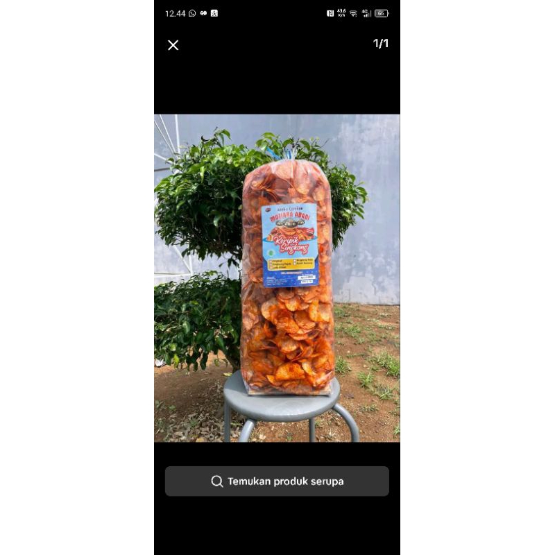 

1kg Singkong rujak pedas manis/songkong lengket/1kg singkong rujak/snack lebaran/pedas manis