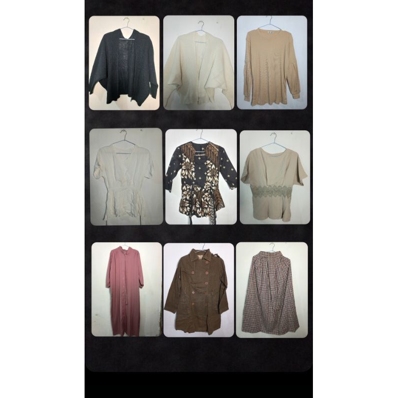MULAI 10.000 | BAJU PRELOVED/SECOND/BEKAS PAKAI GOOD CONDITION Pakaian Wanita Blouse Atasan Kemeja J