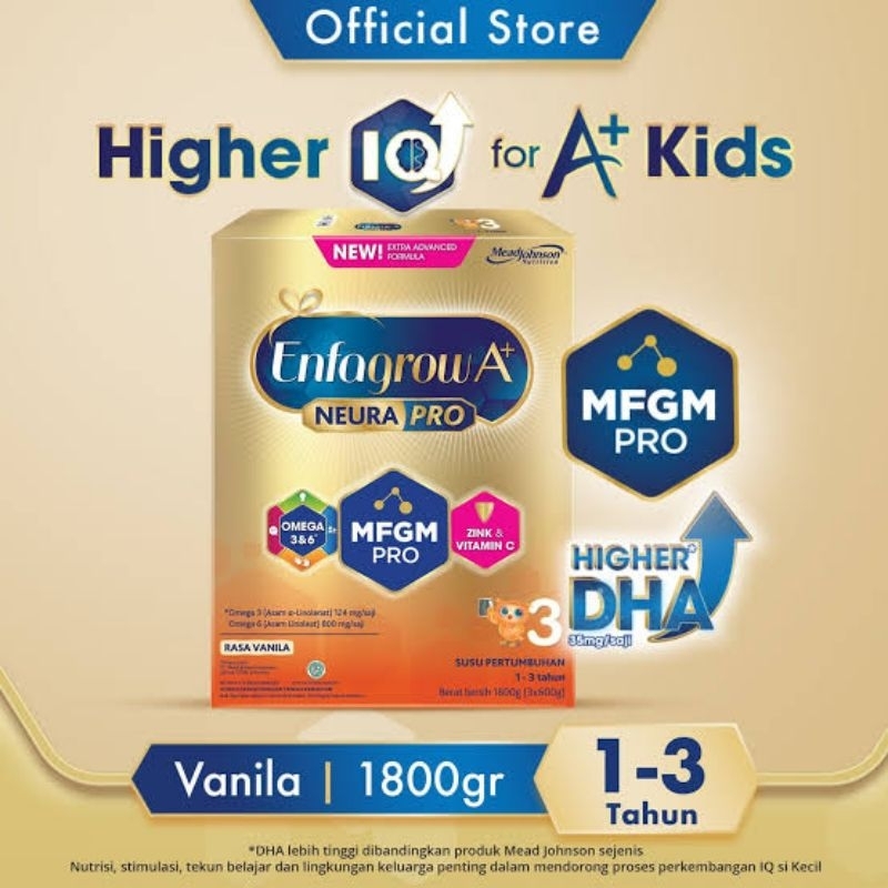 Enfagrow Enfamil NeuraPro A+ 1 2 3 4 Vanila / Original 1.8 kg