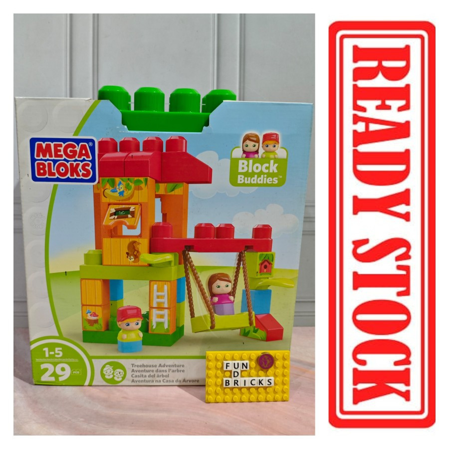 Mega Bloks Treehouse Adventure Mainan Balok Anak