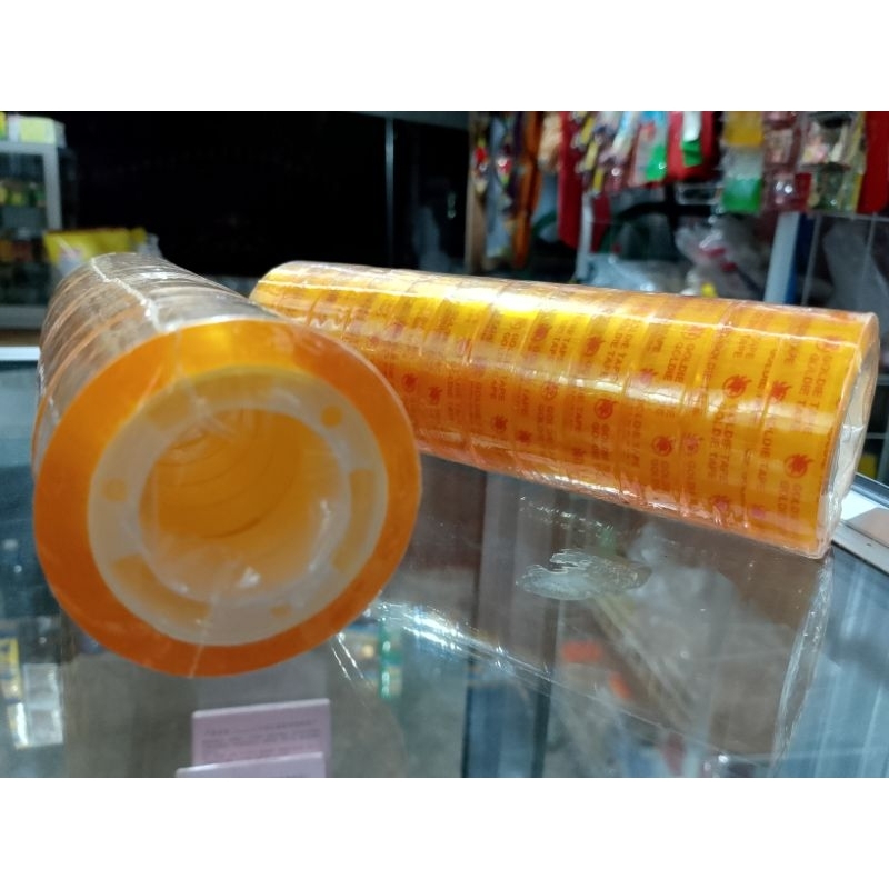 

isolasi bening kecil uk 12 mm × 25 yard