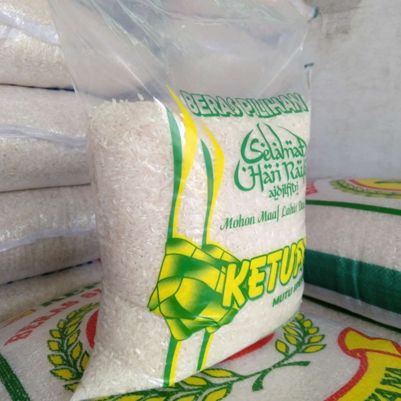 Plastik Zakat Ketupat Bahan PE bening 08 Tebal isi(100pcs)