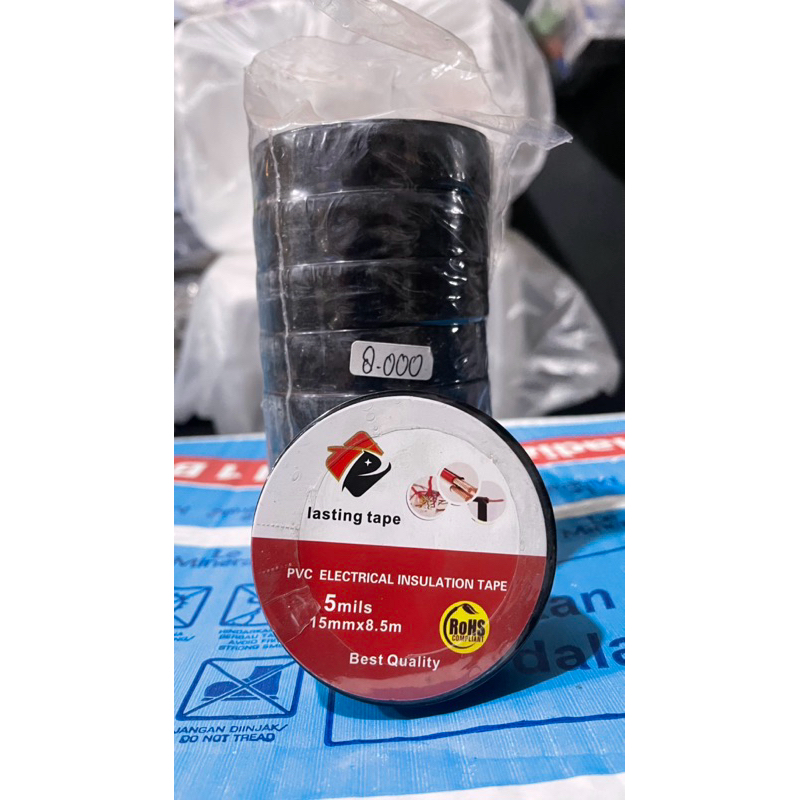 LEM LISTRIK MERK LASTING TAPE. ISOLATIP LISTRIK BEST QUALITY