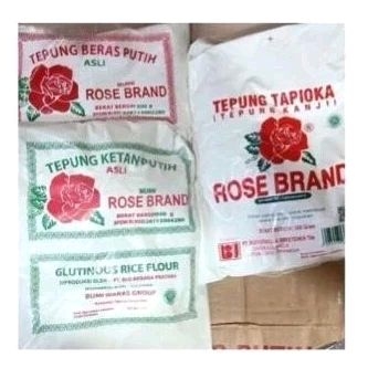 

TEPUNG ROSE BRAND VARIAN TEPUNG TAPIOKA, KETAN PUTIH, TEPUNG BERAS 500g