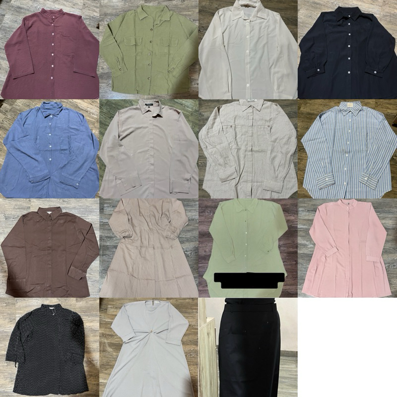 preloved pemakaian pribadi | preloved bron.thelabel, sivali factory, pritie, the bloom house, puff i