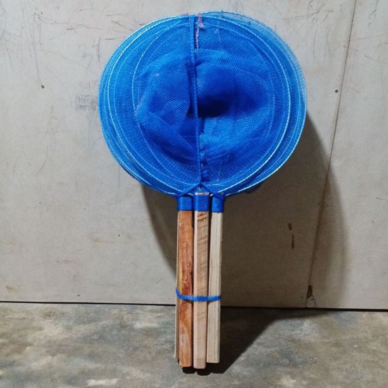 serokan ikan kecil bahan waring polinet biru murah bisa cod