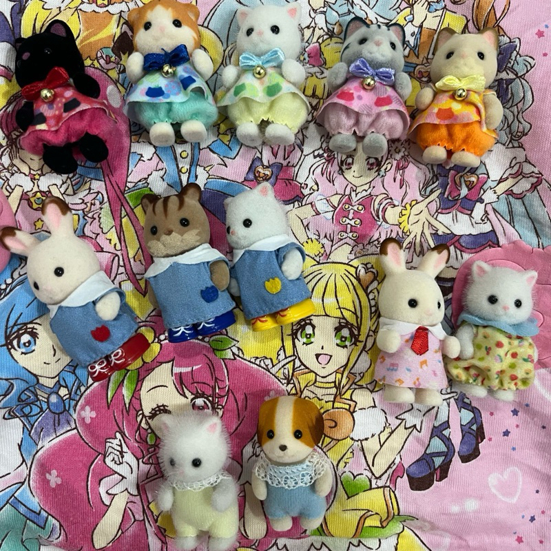 Sylvanian Families Baby – Nursery Walk Along Ghost Cat Persian Chiffon Dog Kitten Cuties Sulipan