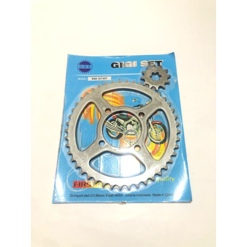 Gear Gir Set Depan Belakang F1ZR Fiz R Force 1 Jupiter Z Vega R Jupiter mx Rx king RXZ 428 12T-45T