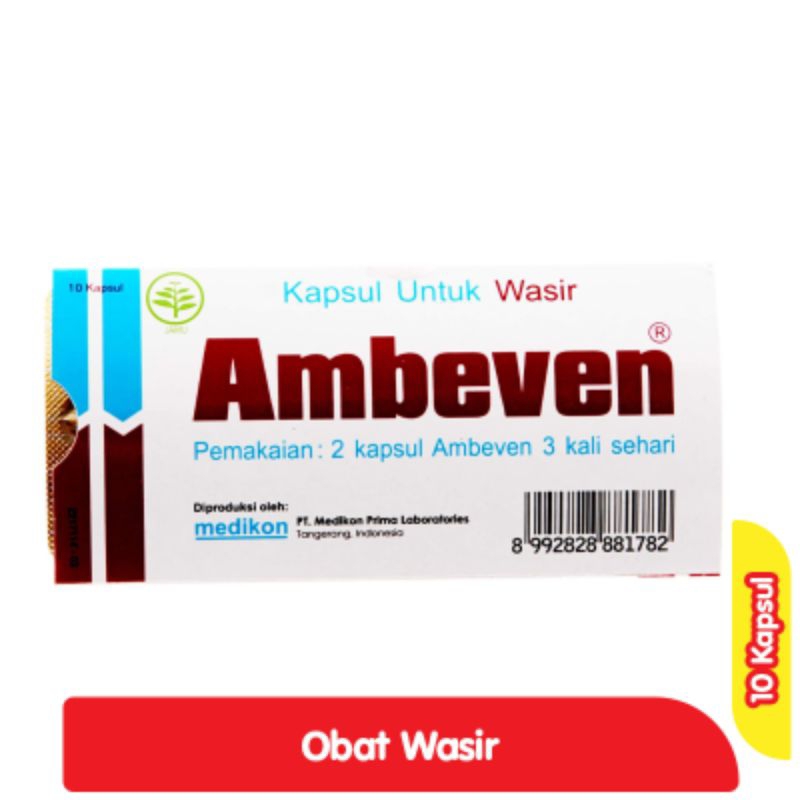 Ambeven Obat Wasir 10 Kapsul