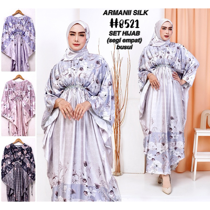 KAFTAN / KAFTAN CERUTY / KAFTAN SILK (8521, 8485, 8486 SET HIJAB BUSUI)