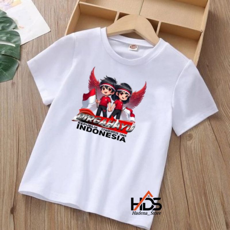 Kaos Anak Merah putih/Kaos Anak 17 Agustus