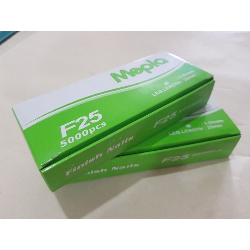 

STAPLES F25 PAKU TEMBAK ANGIN ANAK HEKTER TEMBAK NAILER 5000 PCS