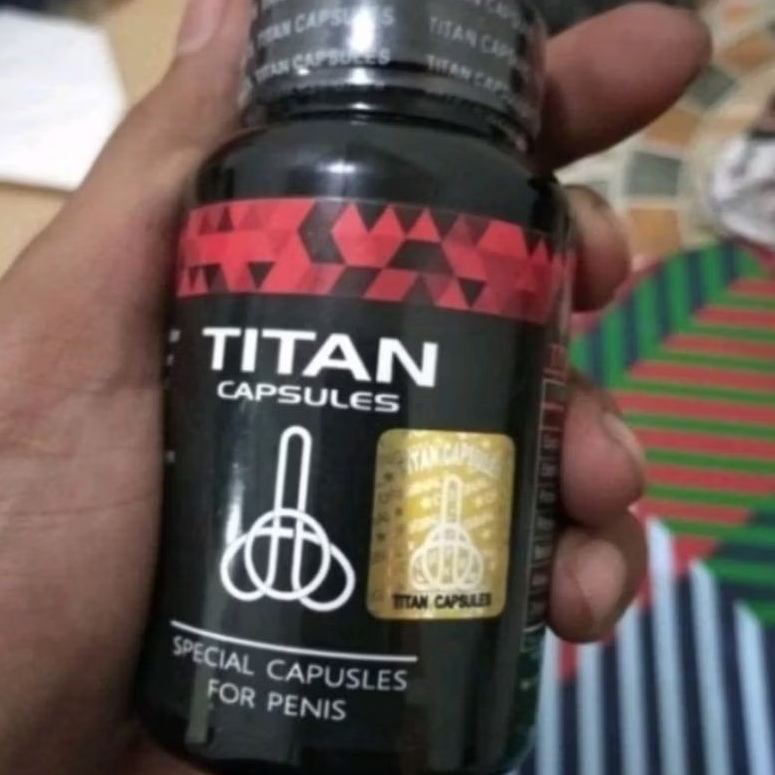 TITAN CAPSULES 100% ORIGINAL HERBAL ASLI BPOM VITALITAS CAPSUL AMPUH PERMANEN OBA KAPSUL CAPSULE KAP