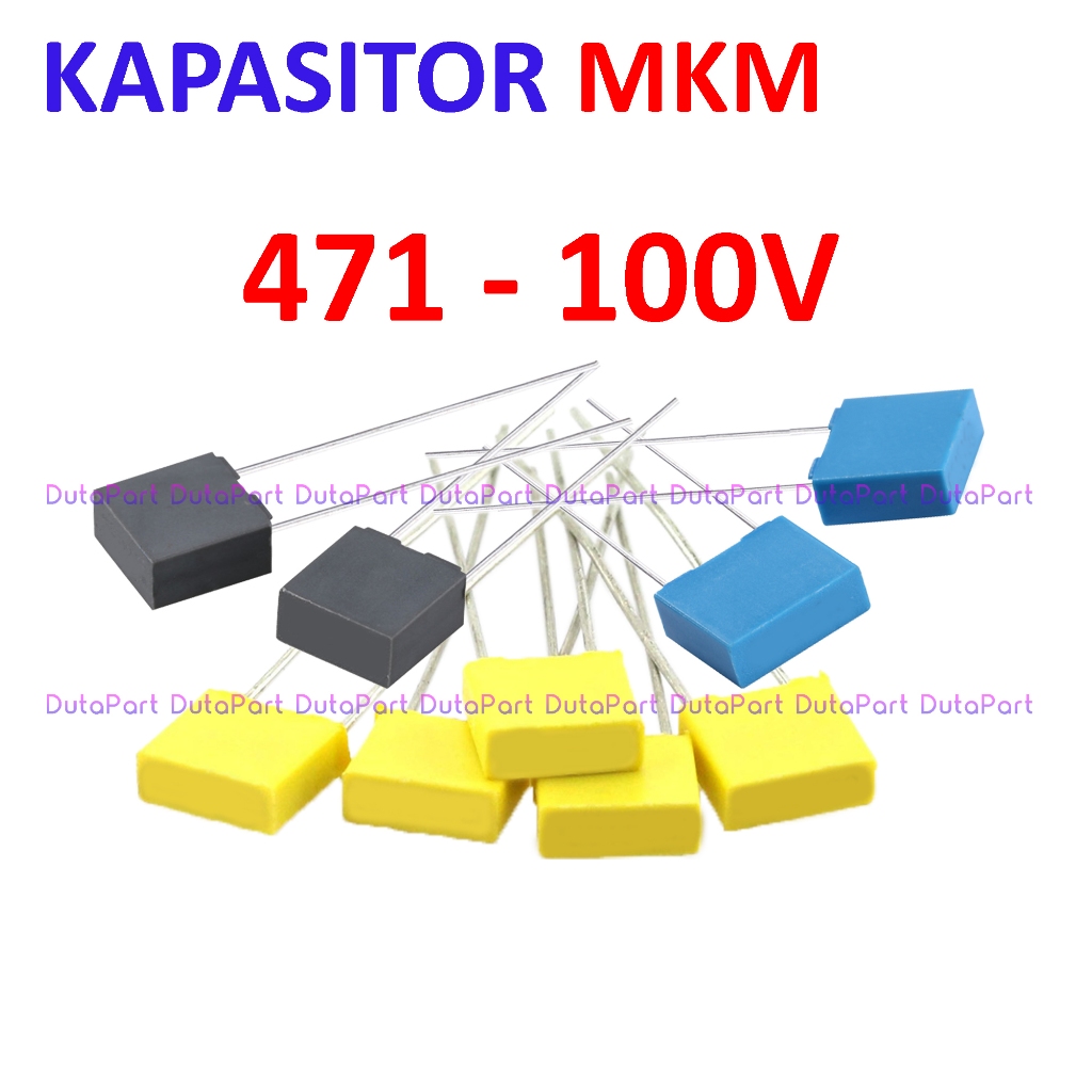MKM 100V 471 470pF 0.47nF Kapasitor Capasitor Capacitor Pitch 5mm