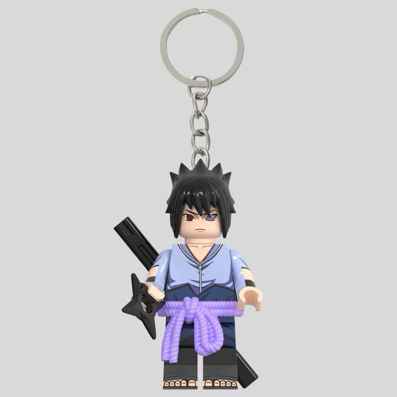Uchiha Sasuke LEGO Keychain | Gantungan Kunci LEGO Uchiha Sasuke | Naruto Series