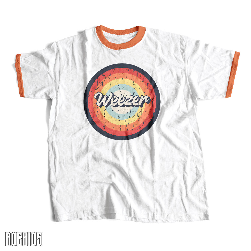 weezer - ringer tee - kaos dewasa dan anak weezer - kaos weezer - kaos weezer anak - tshirt weezer -