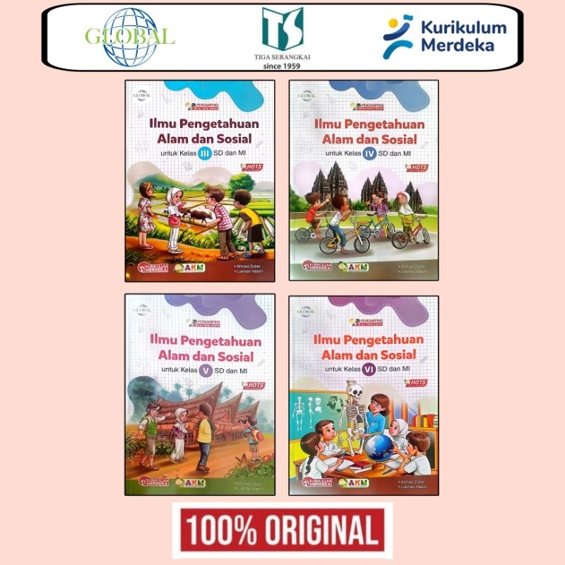 GLOBAL : IPAS ( Edisi Revisi ) untuk SD / MI Kelas 3 4 5 6 ( Tiga Serangkai )