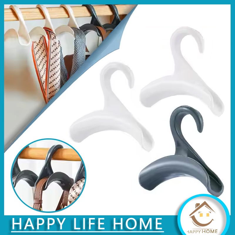 Gantungan Lemari Serbaguna / Tas Bag Hanger Hook / Tas Dasi Syal Jilbab Bag Hanger Hook / 1Kait Plas