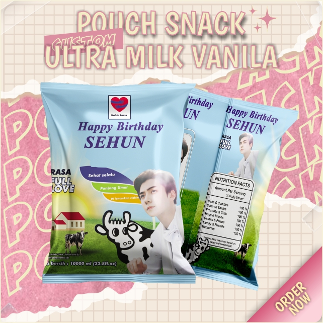 

Snack Pouch Jumbo Custom Ultra Vanila